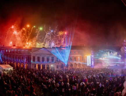 NYF Dublin,  Dublin City Castle. Ring in 2024 with New Year’s Festival Dublin, Ireland’s Biggest New Year’s Celebration. Photo: Allen Kiely / Fáilte Ireland